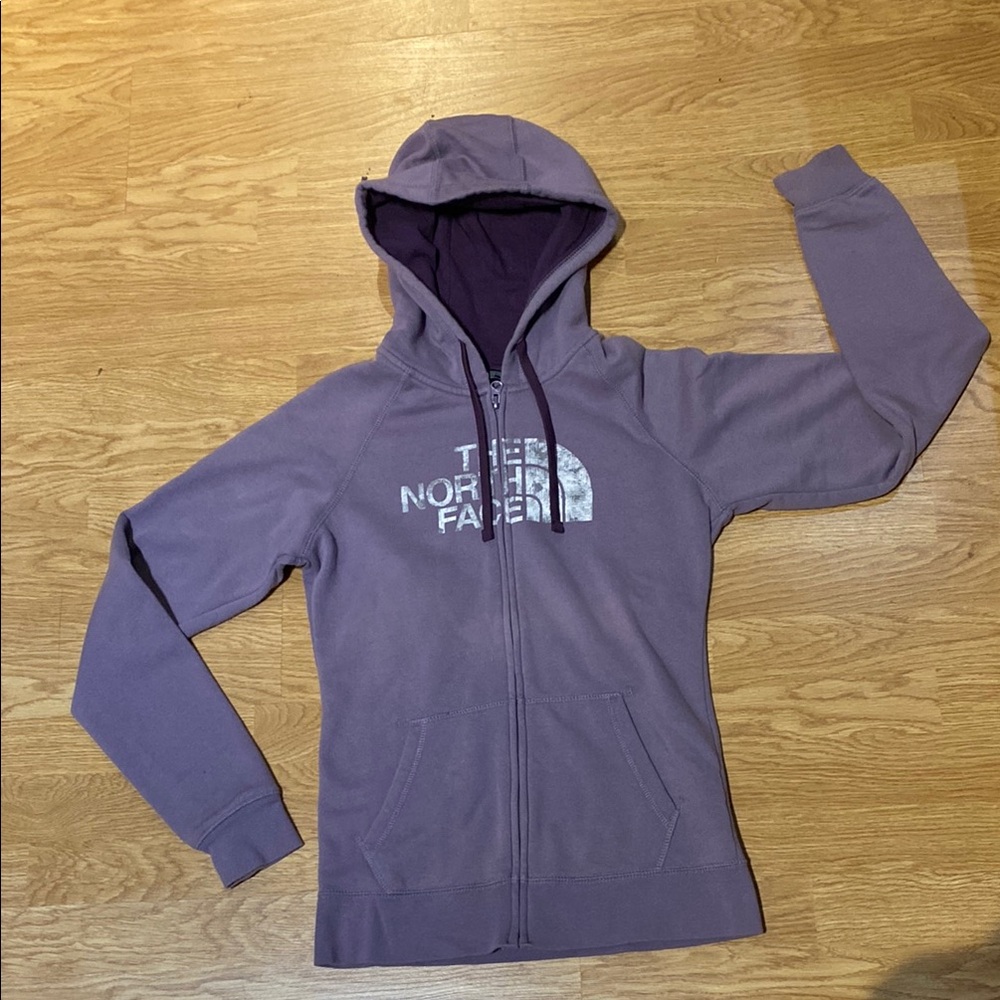 The North Face Lavender Full-Zip Hoodie
